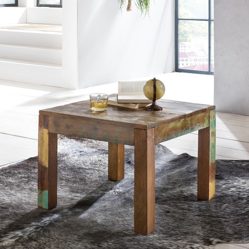 Finebuy table basse - basse, bois