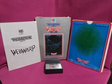 Vectrex Web Warp Cartridge, Manual, Overlay & Box GCE Milton Bradley 1982