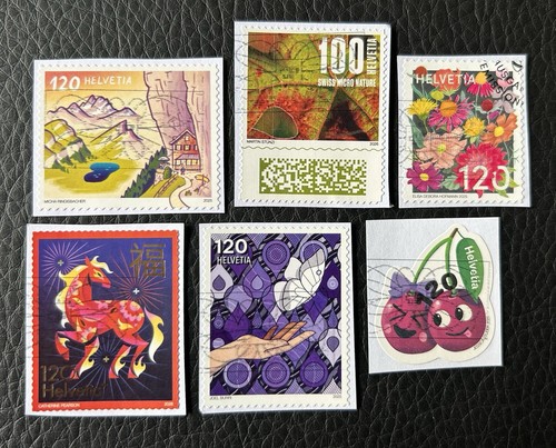 Lot timbres de suisse - lot, 6
