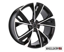 Audi style R17 5x112 jantes alliage 7.5j ET36 4x 17 pouces jantes noires A4 A6
