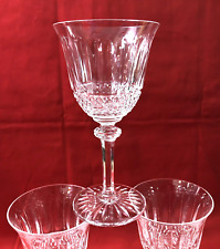 1 crystal water glass signed SAINT LOUIS model TOMMY 17 cm wine table service