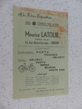 catalogue brochure motorcycle cyclo moped: Maurice Latour in ROUEN