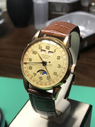 Montre vintage orator lunodat - vintage,