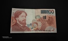 Billet De Banque : 100fr Belge James Ensor En Très Très Bon État