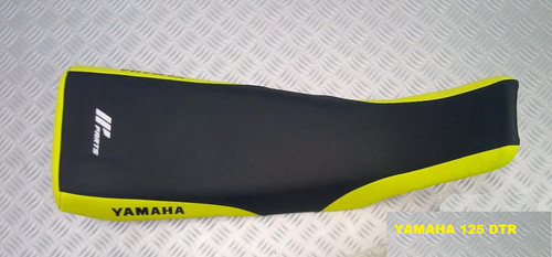 Housse selle noire jaune - noire,