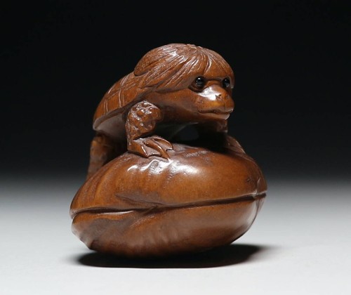 Ancien netsuke japonais - ancien,