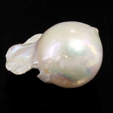 Perle baroque blanche