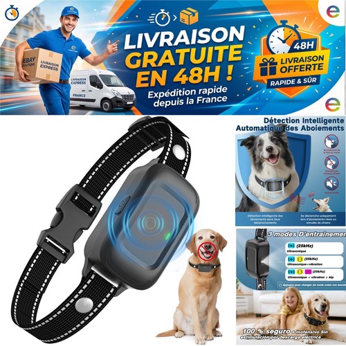 Collier anti aboiement - aboiement, chien