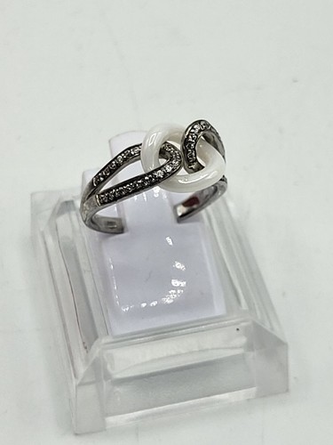 Bague argent 925 céramique