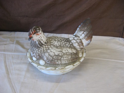 Poule opaline ancienne - opaline,