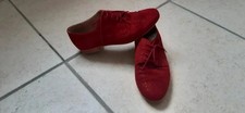 Paire de derbies rouge