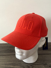 Polo Ralph Lauren Casquette De Baseball Rouge Avec Logo BNWT