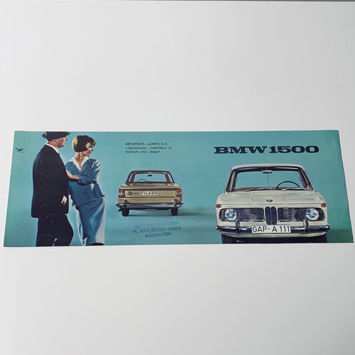 Bmw 1500 dépliant folder - bmw, /