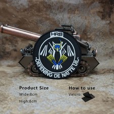 Écusson militaire Pays-Bas – HRB Defening de Natte Uil Patch Brodé 8x8cm Scratch