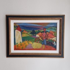 Tableau peinture huile sur