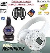 CASQUE SANS FIL LECTEUR MP3