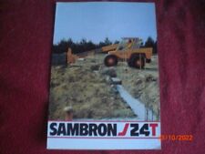SAMBRON J 24T TELESCOPIC CHARGER ADVERTISING BROCHURE