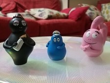 Lot 3 BARBAPAPA PLASTOY Year 2003-2 Tall 7cm.1-5cm Collectible Figurines.