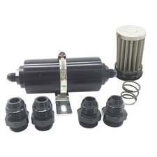 Filtre à mazout en ligne de course automobile AN6 AN8 AN10 Filtre à essence