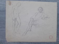 dessin ancien auto-portrait 