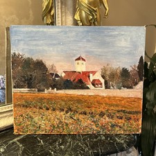 Tableau Huile Sur Panneau