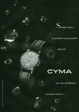 Antique 1952 Cyma Watch Jewel Advertising Magazine Issue