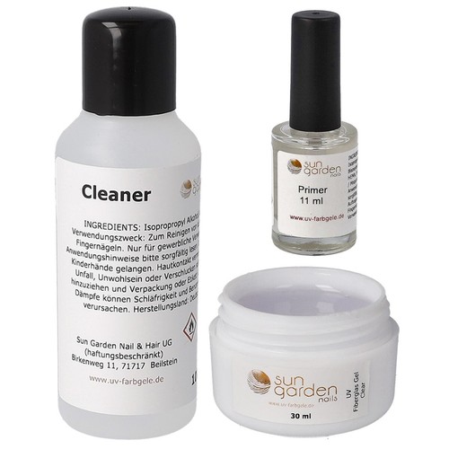 Kit ongles avec gel fibre - d'ongles,