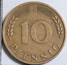 10 Pfennig 1950 J Allemagne Germany - 570167