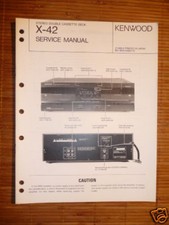 Manuel de Service Kenwood X-42