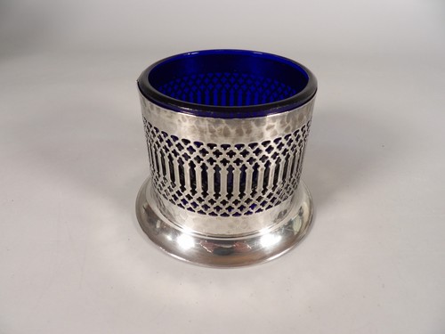 Pot anglais verre - anglais, bleu