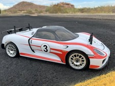 Lightly Used Kyosho #KYO30917T2B Fazer VE Porsche 918 Spyder Weissach Package