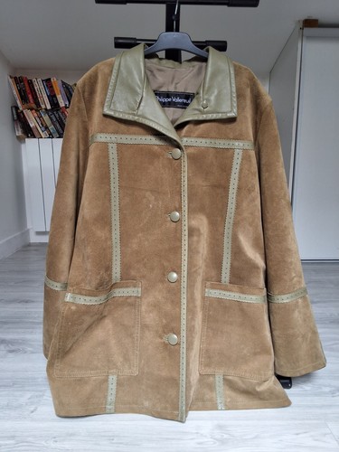 Veste vintage daim - , &