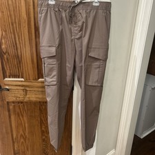 Unipro Trek Qwick Dry Outdoor Cargo Joggers Mens XL Brown NWOT
