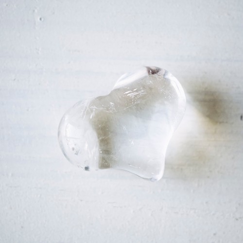 Coeur cristal roche 20x25mm - coeur,