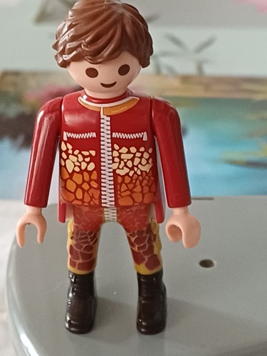 Playmobil pilote moto cross - moto, cross"