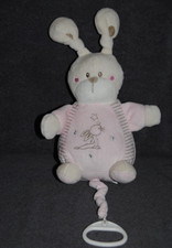 🍀Doudou Lapin Musical Boule