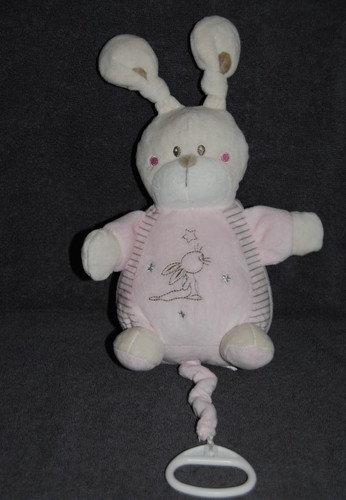 Doudou lapin musical - lapin,