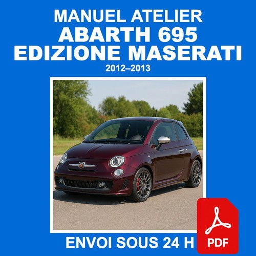 Manuel atelier abarth 695 - manuel,