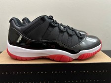 2025 MENS NIKE AIR JORDAN 11 RETRO LOW BRED FV5104-006 DS, 100% AUTHENTIC!!!