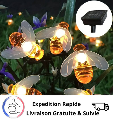 Guirlande solaire extérieur