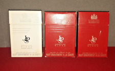Lot de 3 paquets vides de cigarettes JPS - différents - vintage