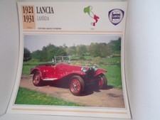 FICHE carte CARD voiture car