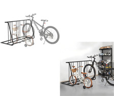 Porte-Vélos Autoportant 6 Vélos Support Robuste Compatible Pneus Larges 76,2 mm