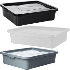 Boîte de rangement avec couvercle récipient en plastique conteneur 40 x 33...