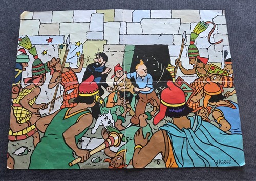 Poster tintin temple du - tintin, le