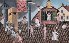 carte postale ancienne thème