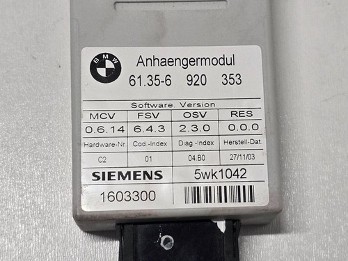 61356920353 1603300 5wk1042 - 61356920353,