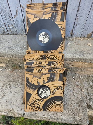 Disques vinyle avec - t,