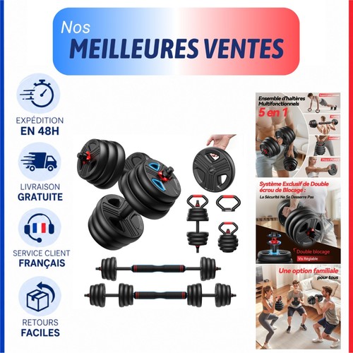 Kit haltères musculation - haltères,