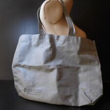 Vintage Principality of Monaco Stamps Grey Paper Shoulder Bag N8952